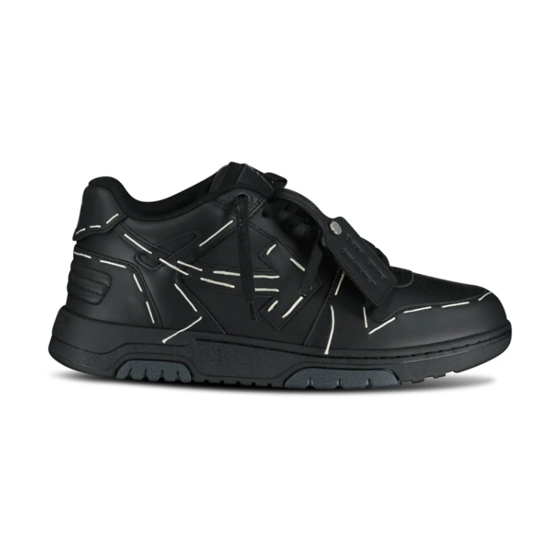 Untitled-design-2025-01-11T030110.121.png OFF-WHITE Out Of Office OOO low Tops Sartorial Stitching Black - Image 1