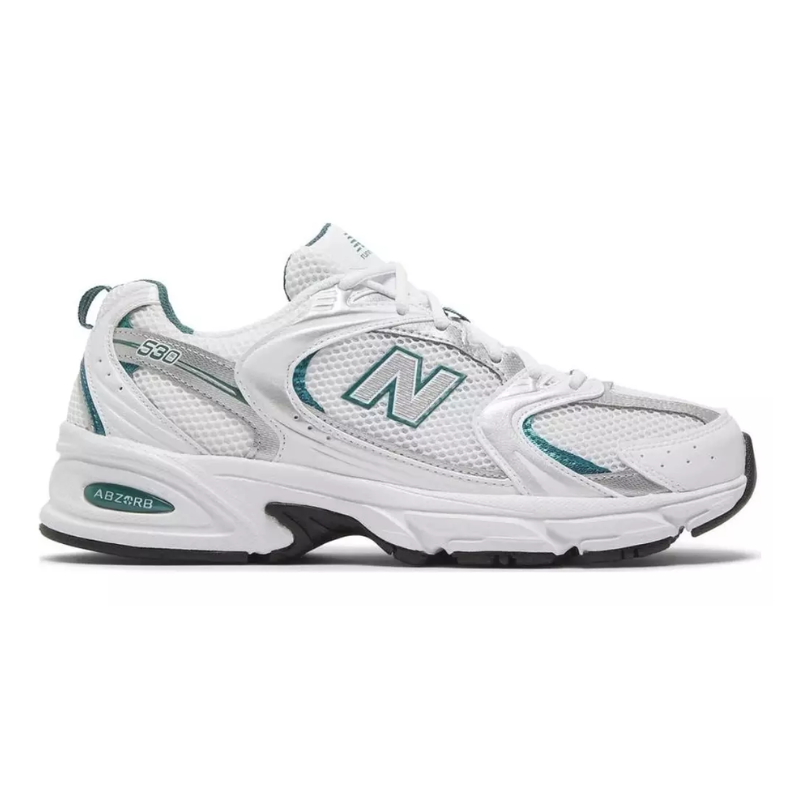 Untitled-design-2025-02-11T225903.572.png New Balance 530 – White Silver Green - Image 1