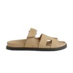 Hermes Chypre Sandal Beige Suede