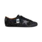 Golden Goose True-Star in black suede with Swarovski crystals
