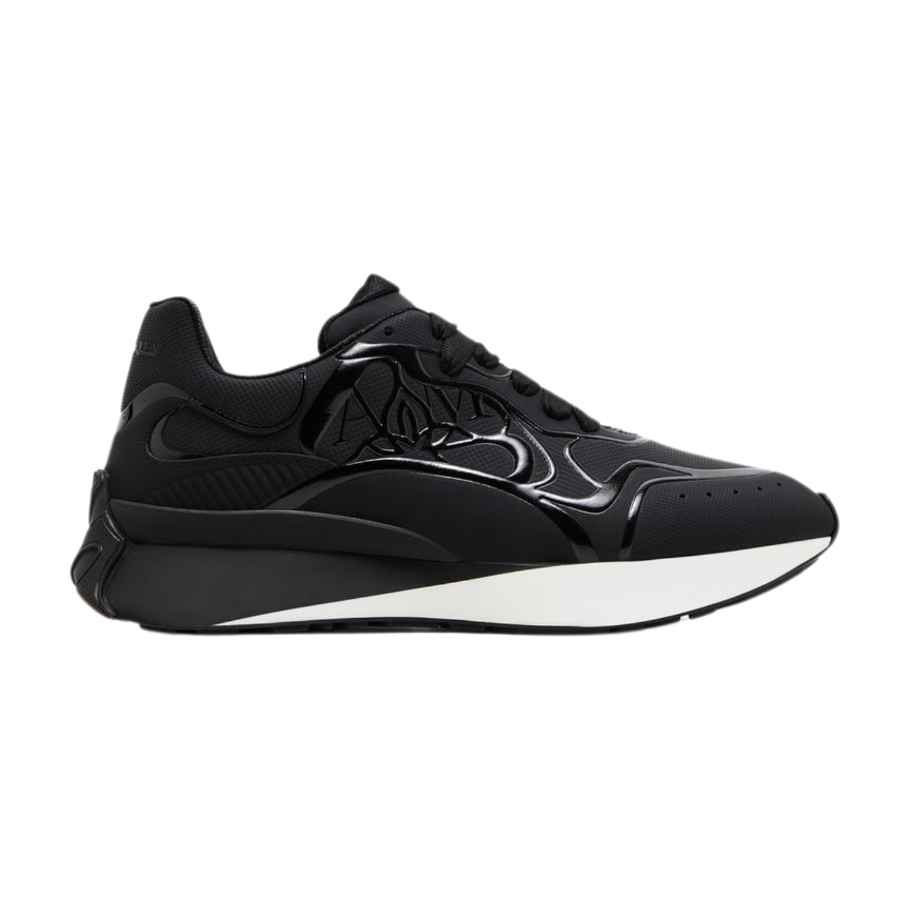 1_eacdc012-6504-4f7f-b40d-ae0f04013beb.png Alexander Mcqueen Sprint Runner - Black White - Image 1