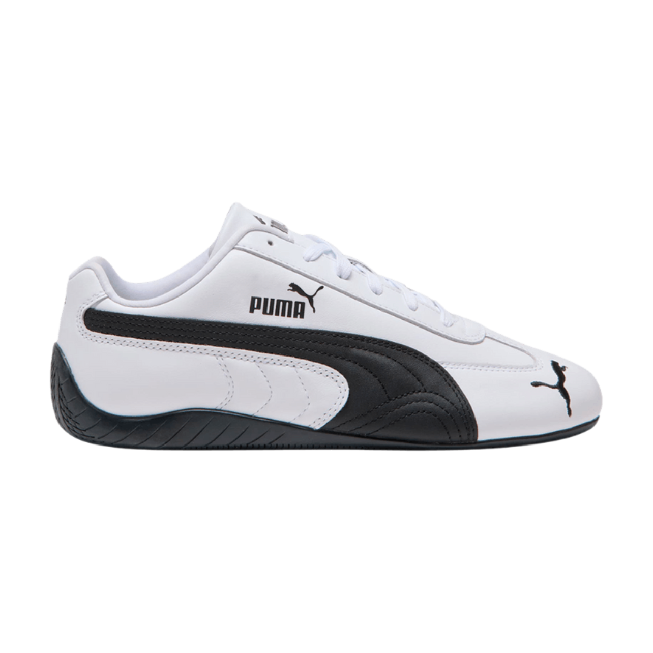 88k_31715613-a573-476c-9557-96e94e2a36f4.png Puma Speedcat - Full Leather White Black - Image 1