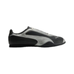 Puma Wmns Bella V2 Leather 'Black Aged Silver' sneaker.