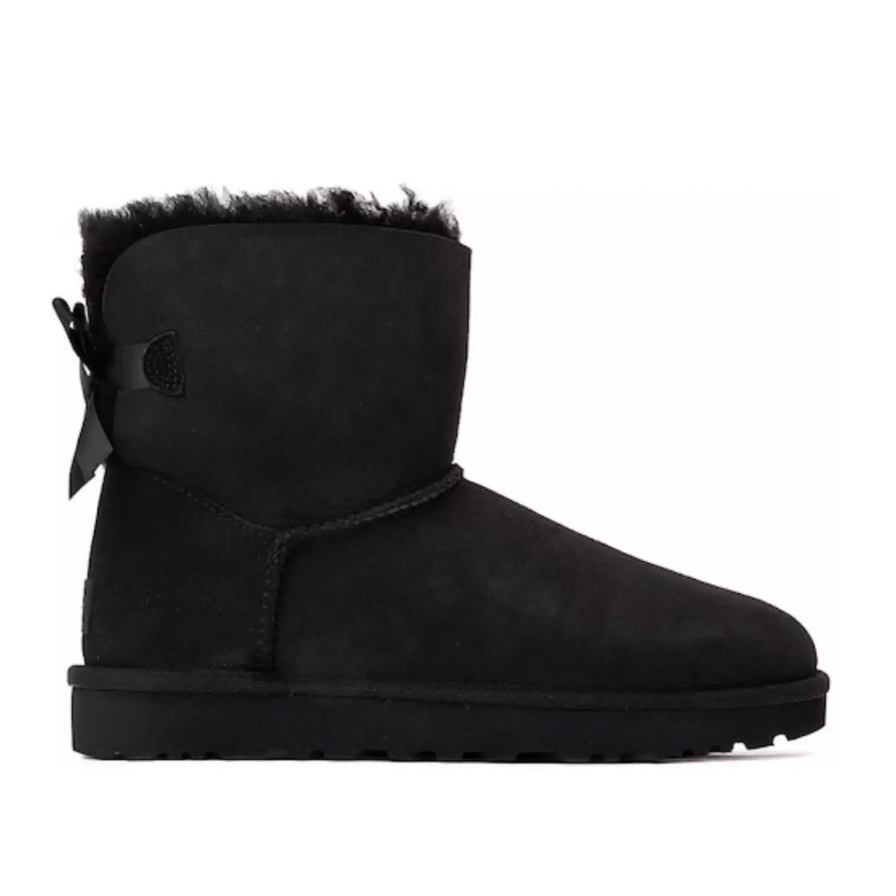 UggMiniBaileyBow2_Black.png UGG Mini Bailey Bow II – Black - Image 1