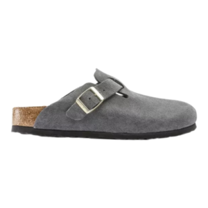 Birkenstock Boston 'Dark Grey Suede' (Women)
