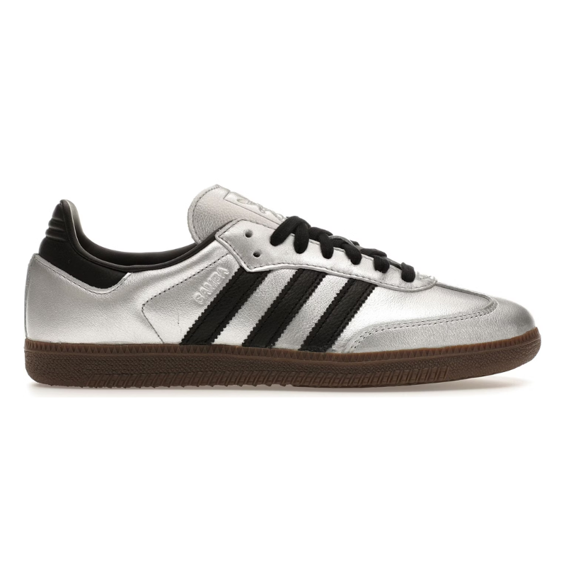 adidas Samba OG 'Silver Metallic Black Gum' (Women) adidas Samba OG 'Silver Metallic Black Gum' (Women) - Image 1