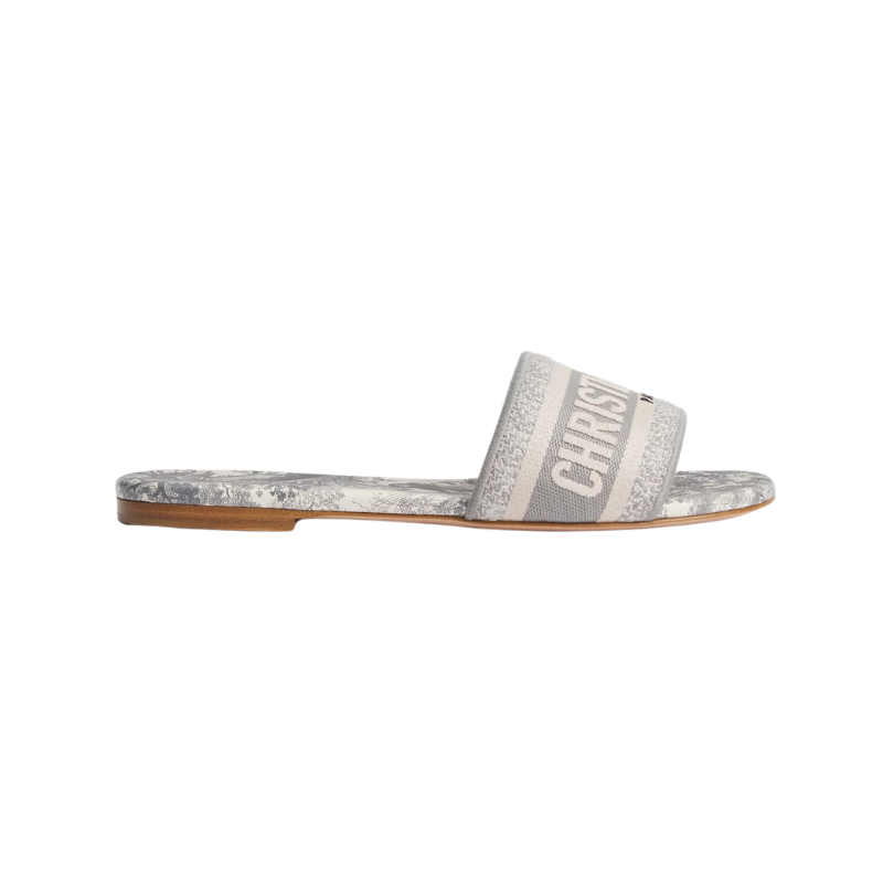 Dior Dway Slide 'Grey Toile de Jouy' (Women) Dior Dway Slide 'Grey Toile de Jouy' (Women) - Image 1