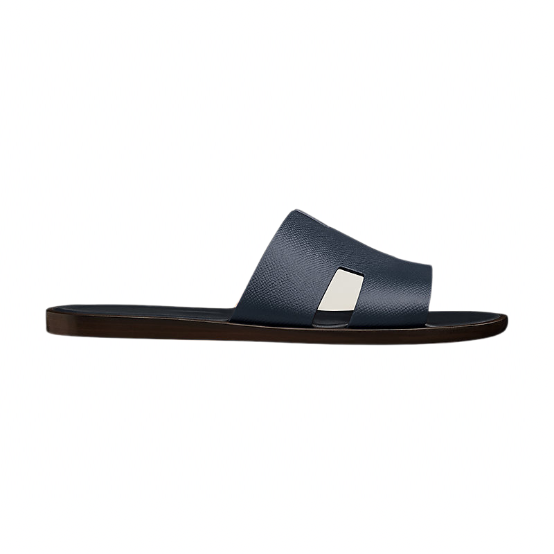 Hermès Izmir Sandal 'Marine Brown Epsom' (Men) Hermès Izmir Sandal 'Marine Brown Epsom' (Men) - Image 1