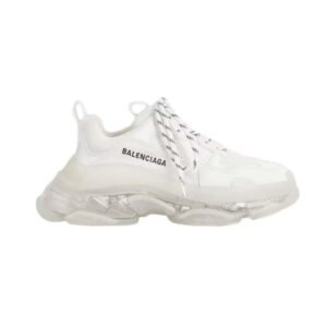 Balenciaga Triple S 'Clear Sole White' (Women)