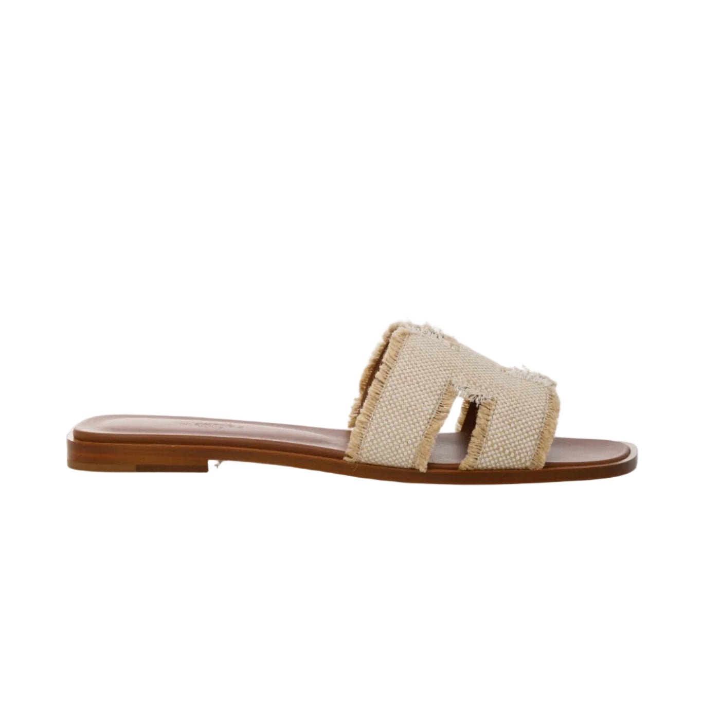 Hermès Oran Sandal 'Beige Linen Canvas' (Women) Hermès Oran Sandal 'Beige Linen Canvas' (Women) - Image 1