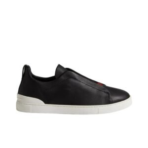 Zegna Triple Stitch™ SECONDSKIN Sneaker 'Black' (Men)