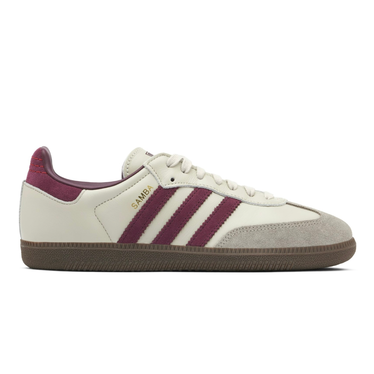 adidas Samba OG 'Putty Grey Maroon' (Women) adidas Samba OG 'Putty Grey Maroon' (Women) - Image 1