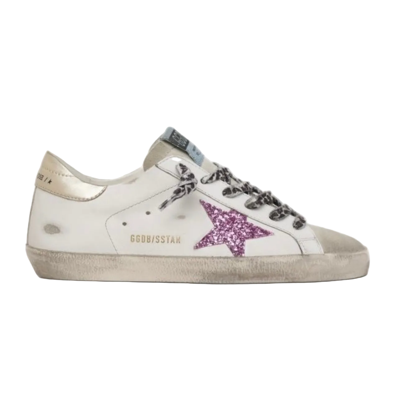 Golden Goose Super-Star 'Glitter Gold Heel Tab' (Unisex) Golden Goose Super-Star 'Glitter Gold Heel Tab' (Unisex) - Image 1