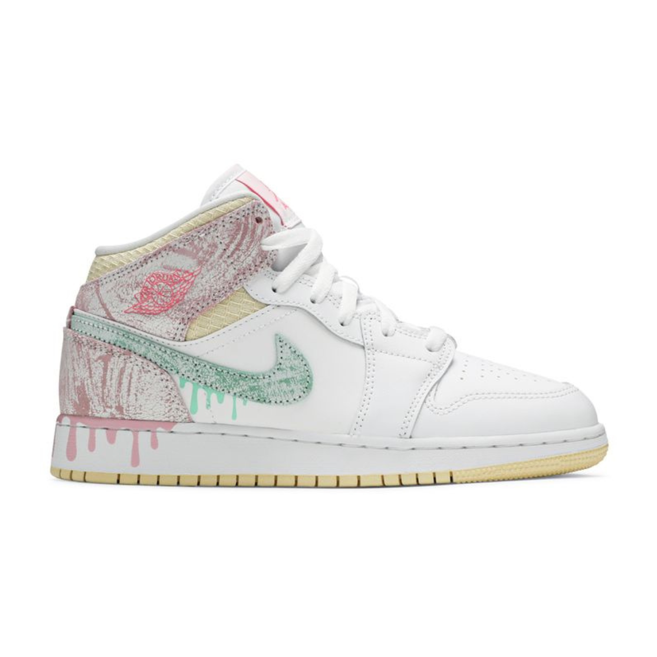 Air Jordan 1 Mid SE 'Ice Cream' (Kids) Air Jordan 1 Mid SE 'Ice Cream' (Kids) - Image 1