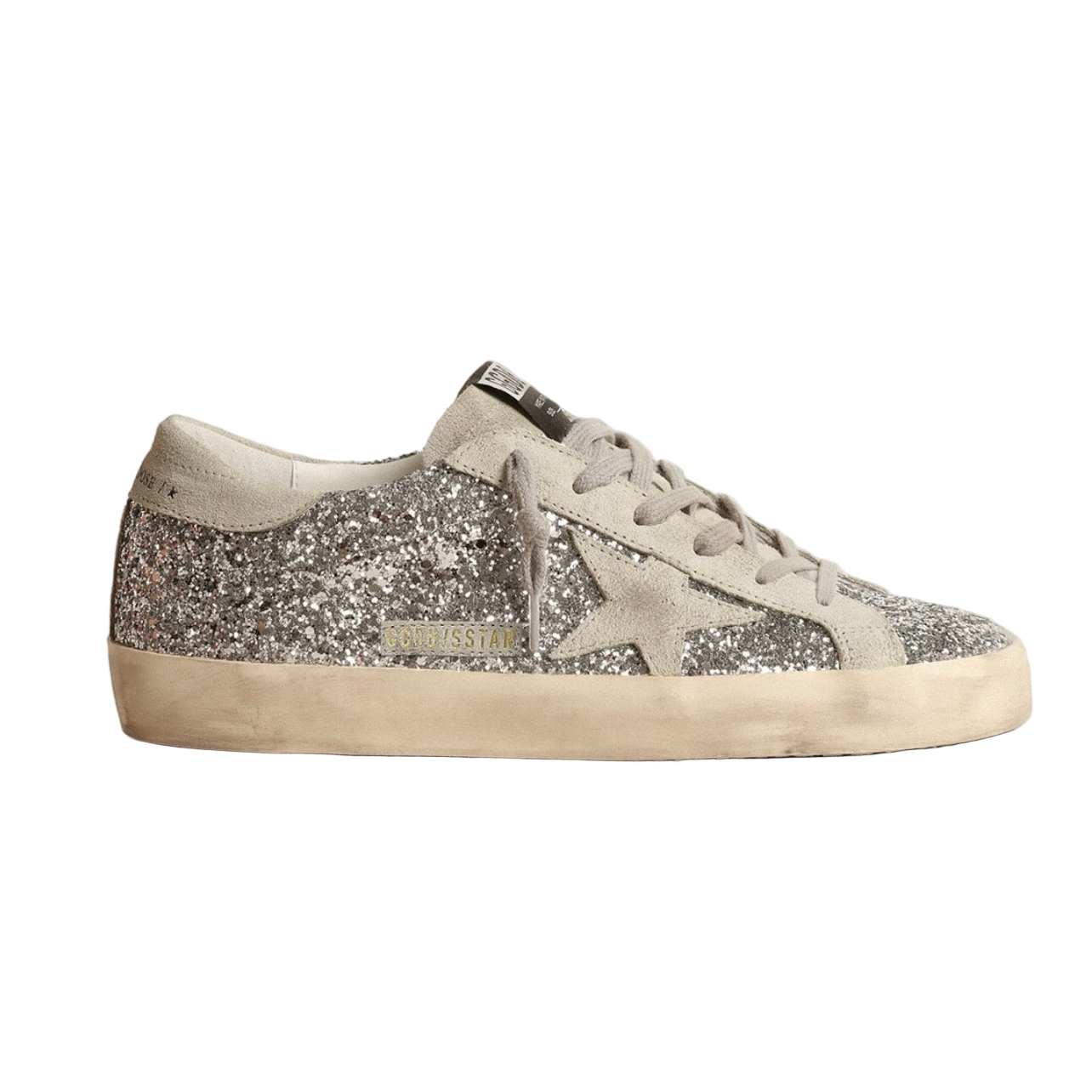 Golden Goose Super-Star 'Silver Glitter Ice Grey Star' (Women) Golden Goose Super-Star 'Silver Glitter Ice Grey Star' (Women) - Image 1