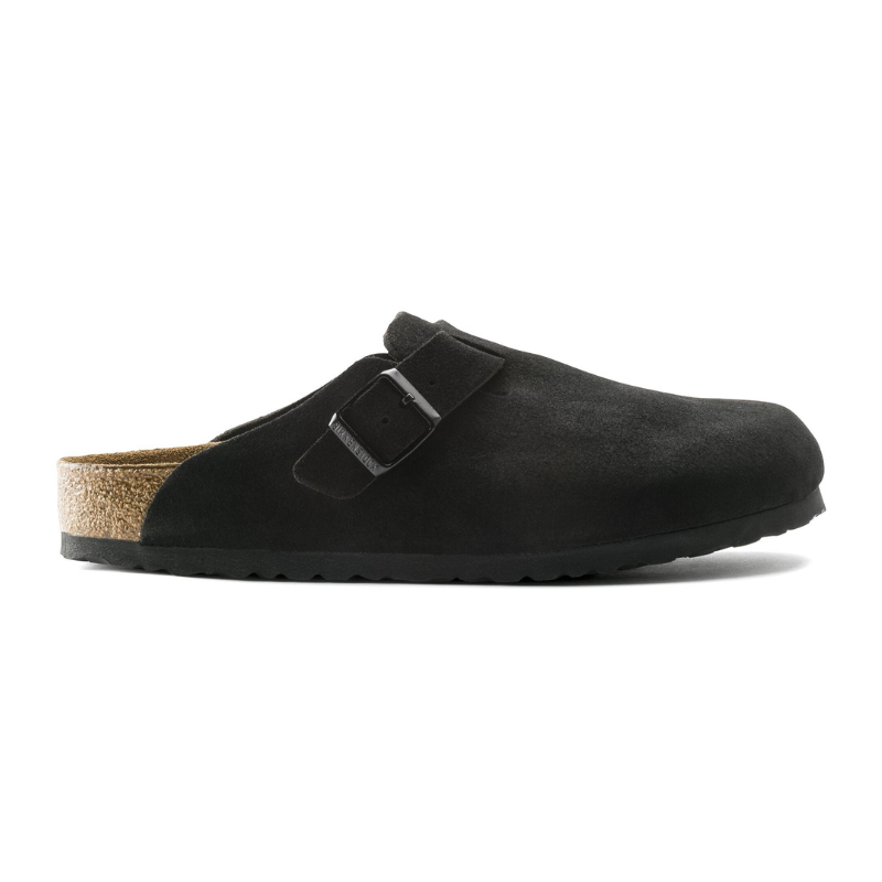 Birkenstock Boston Soft Footbed 'Black' (Unisex) Birkenstock Boston Soft Footbed 'Black' (Unisex) - Image 1