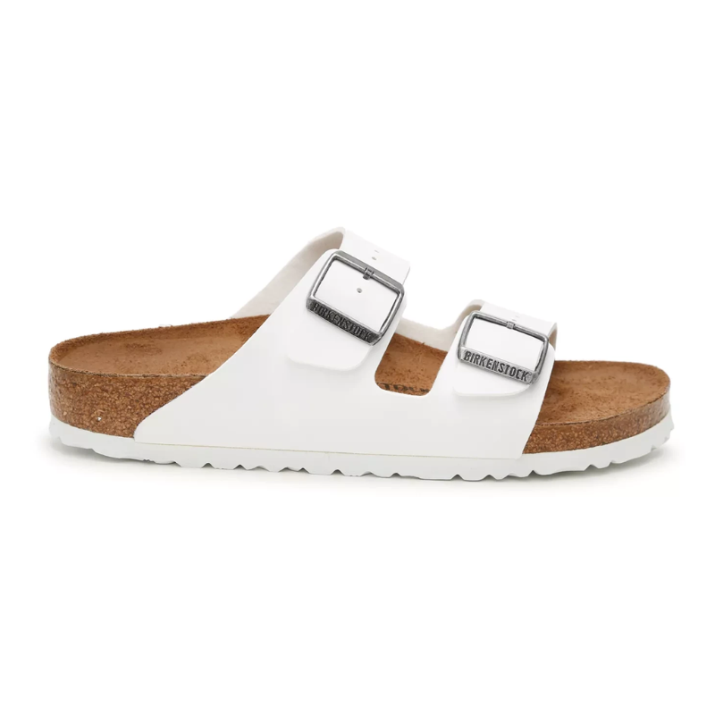 Birkenstock Arizona Birko-Flor 'White' (Women) Birkenstock Arizona Birko-Flor 'White' (Women) - Image 1