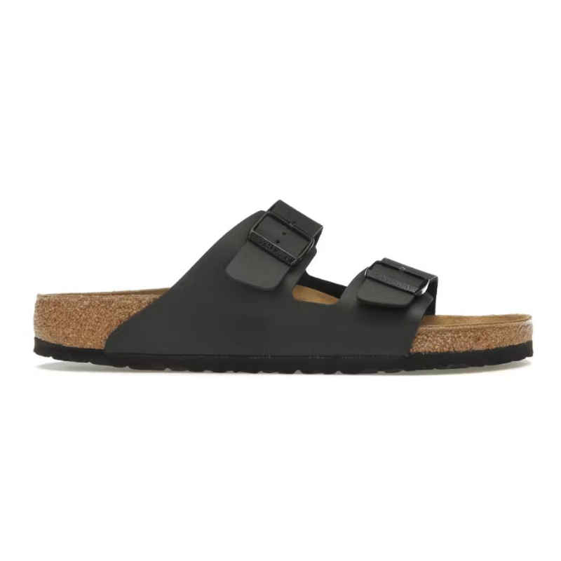Birkenstock Arizona Birko-Flor 'Black' (Unisex) Birkenstock Arizona Birko-Flor 'Black' (Unisex) - Image 1