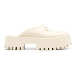 Gucci Perforated GG Platform Mule (Women)