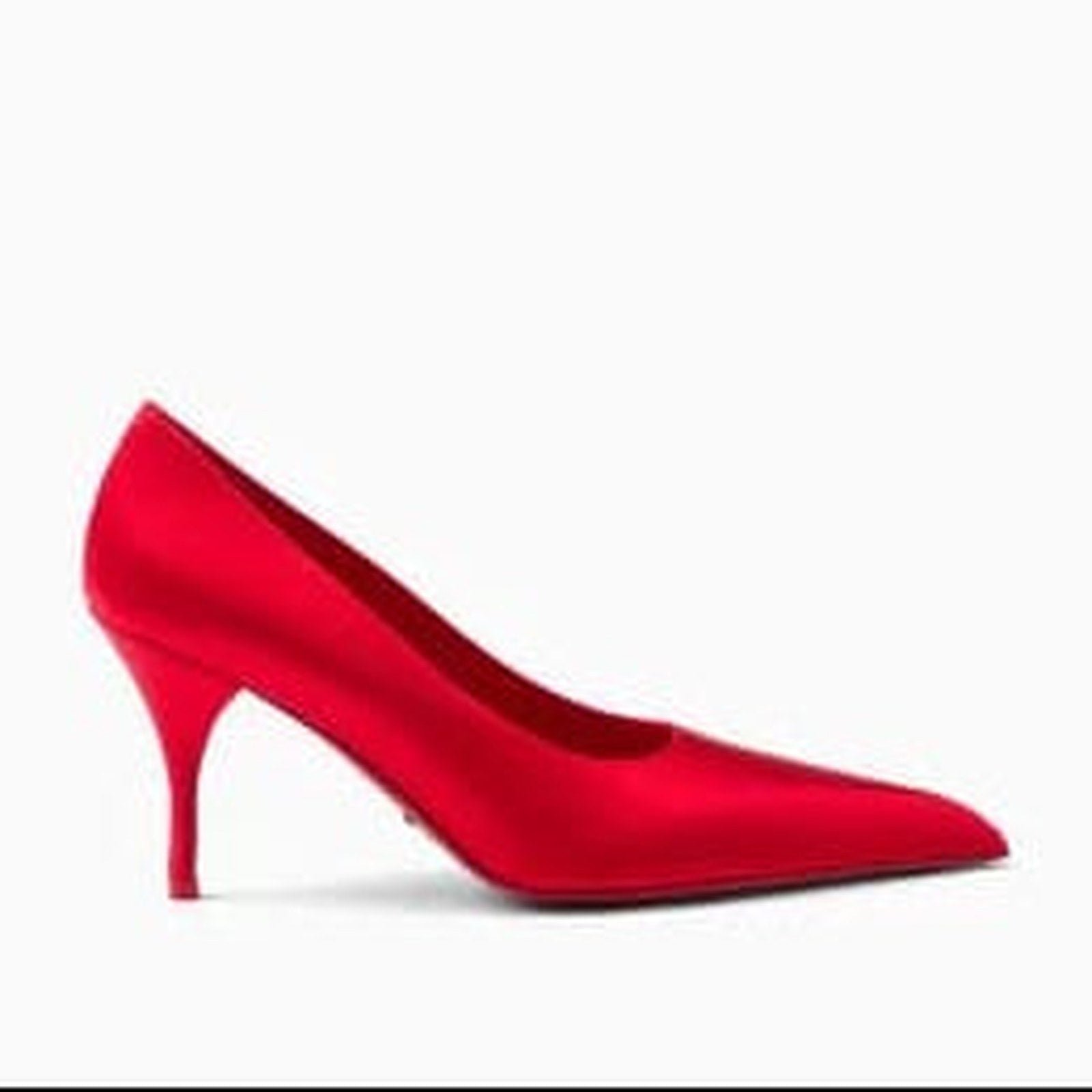 Prada Pointed-Toe 85 Satin Pump (Women) Prada Pointed-Toe 85 Satin Pump (Women) - Image 1