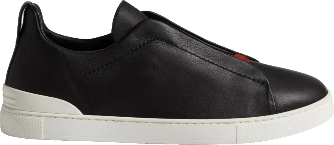 Zegna Triple Stitch™ SECONDSKIN Sneaker 'Black' (Men)