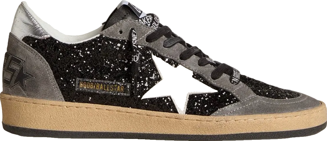 Golden Goose Ball-Star 'Glitter Metallic Heel Tab' (Women)