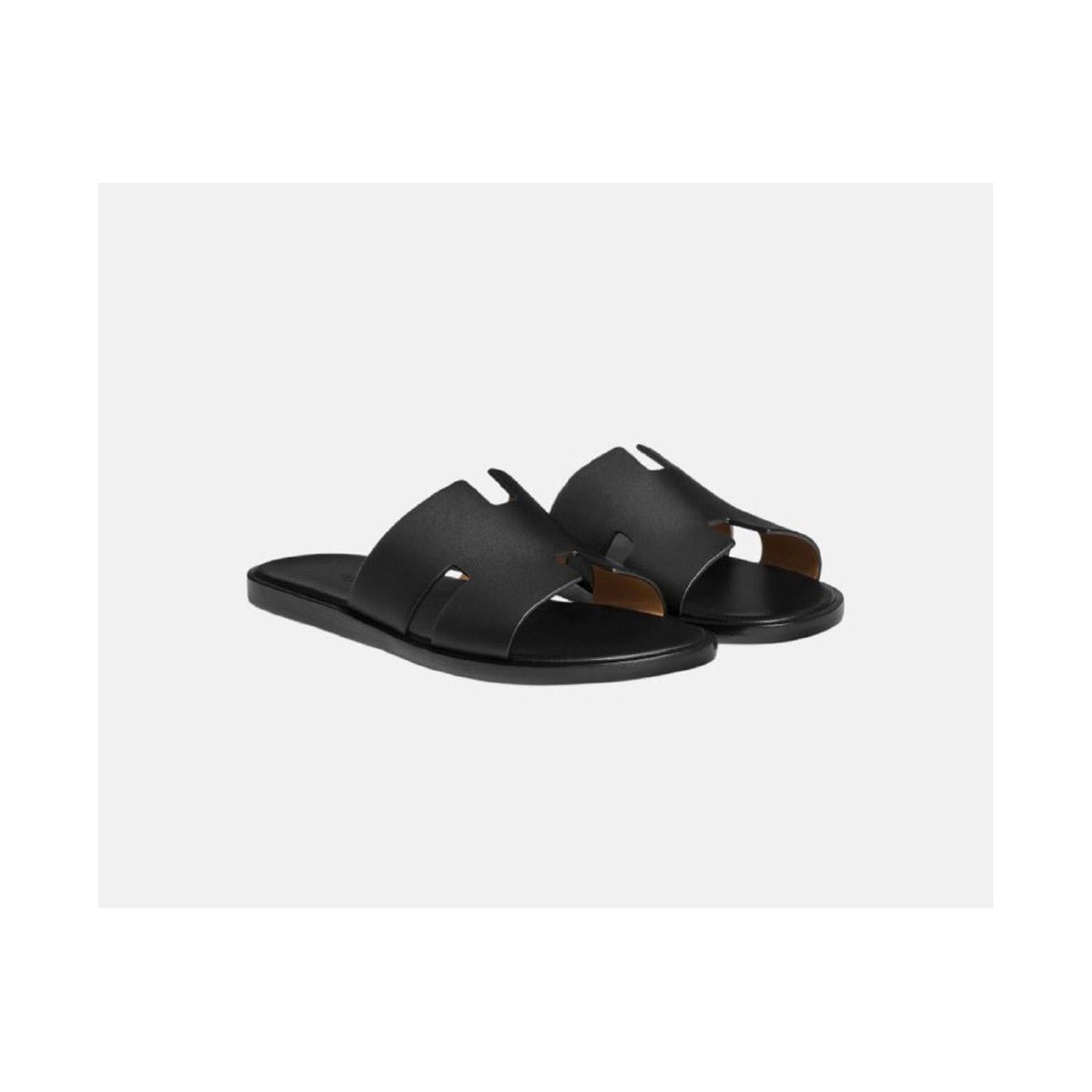 Hermès Izmir Sandal 'Noir Smooth Calfskin' (Men) Hermès Izmir Sandal 'Noir Smooth Calfskin' (Men) - Image 1